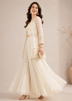 Chandni Elegance Jacket Sharara Ensemble