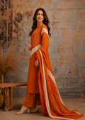 Zariya Rust Orange Festive Kurta Set