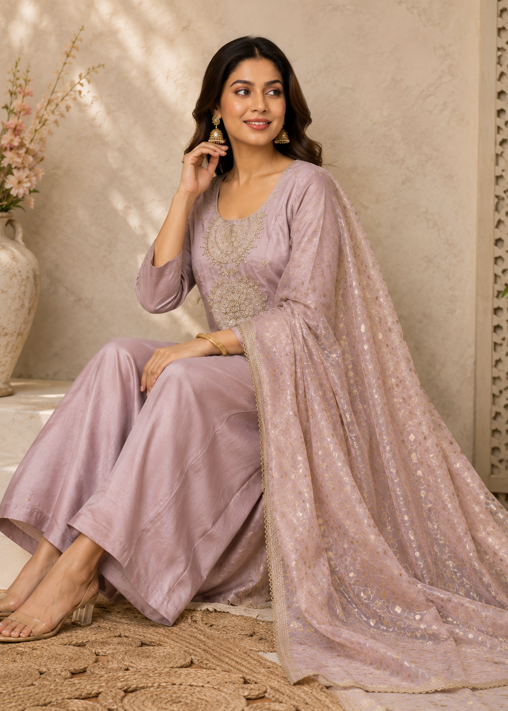 Gulnaar Festive Lavender Set