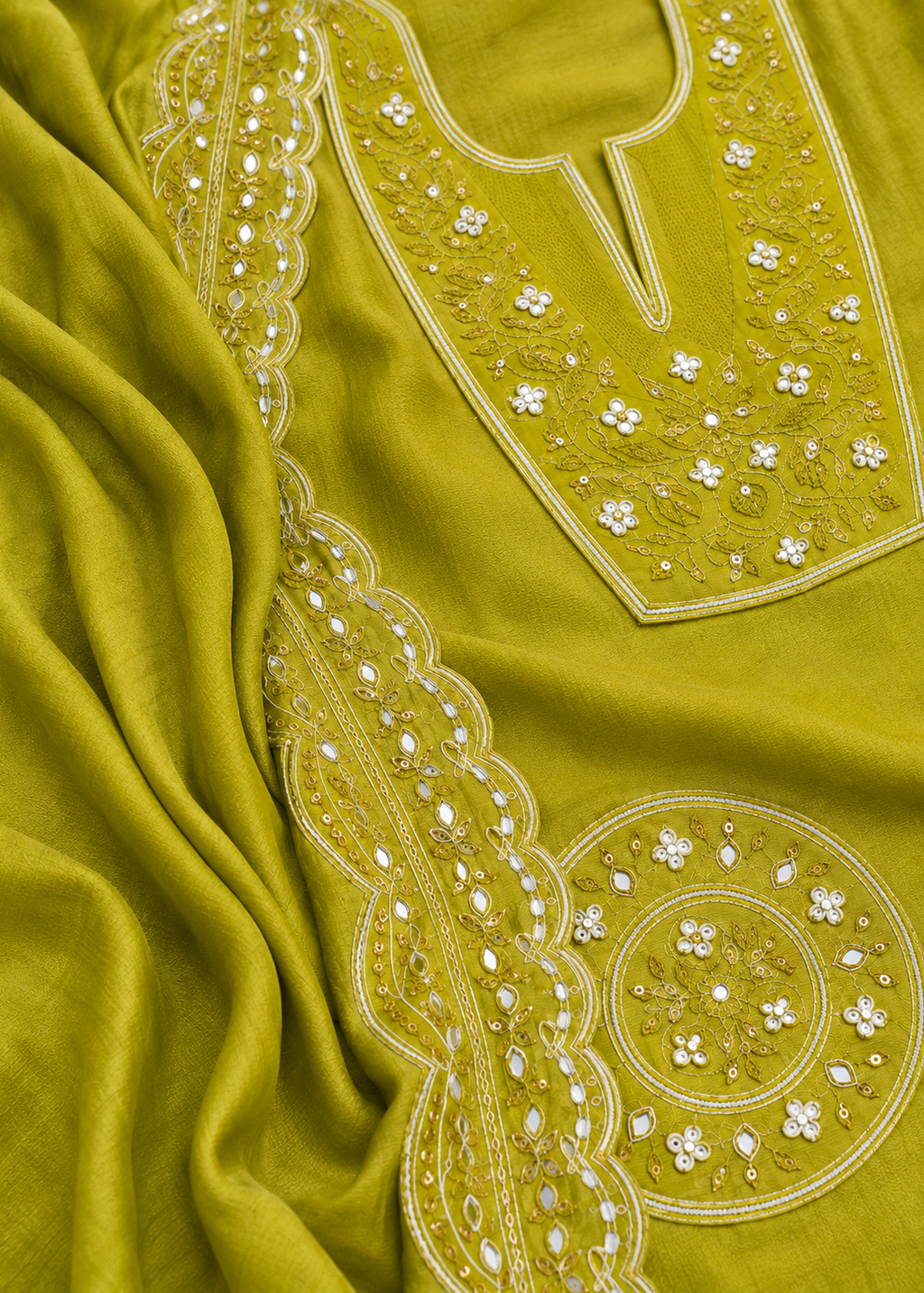 Meherbaan Festive Green Suit Set
